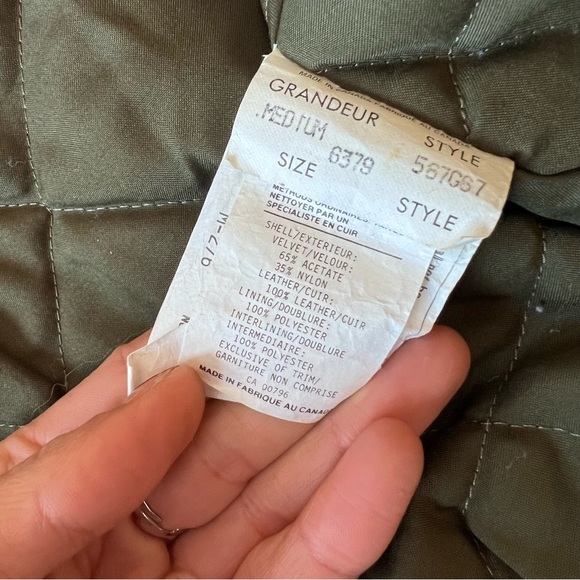 vintage velvet patch leather bomber jacket - Picture 10 of 15